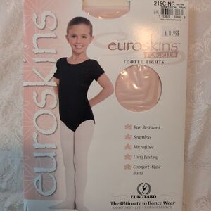 Kids Footed Tights - Theatrical Pink